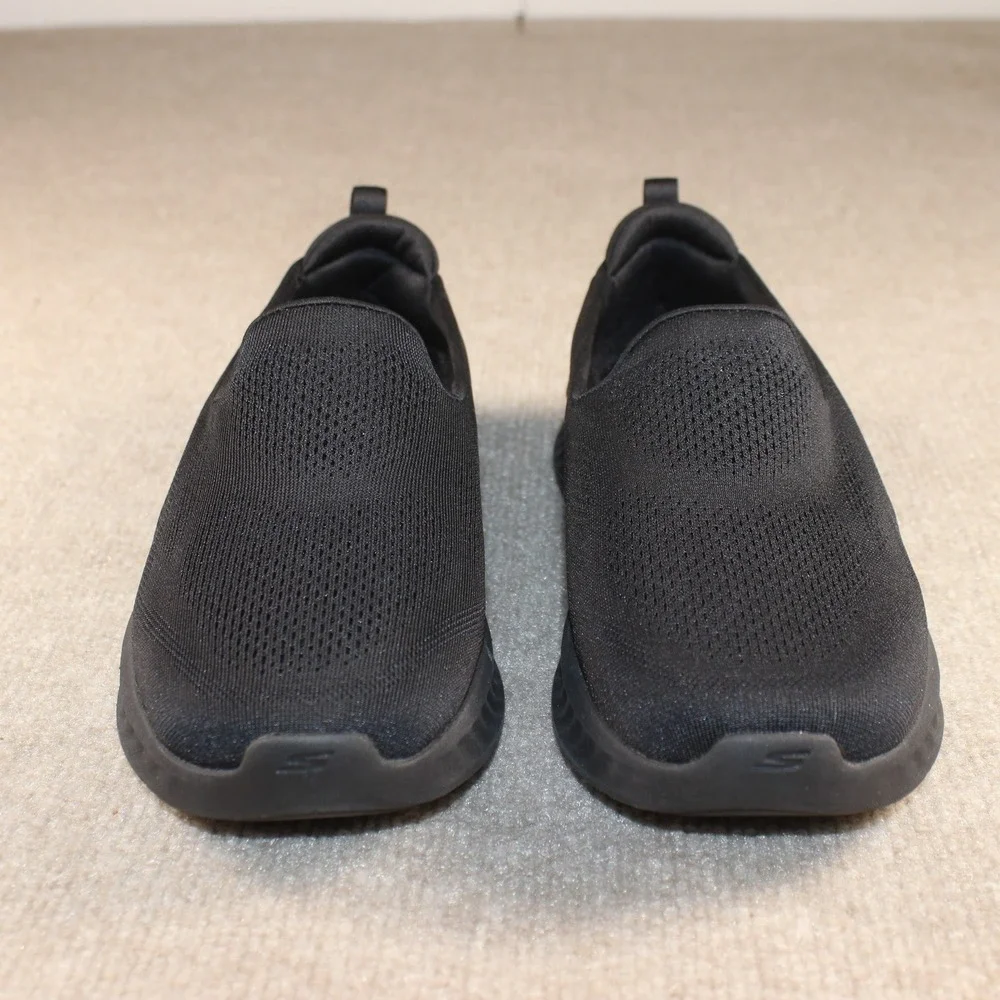 Skechers GO WALK Smart 2 Black Slip On Walking Shoes 125645W Womens 8 Wide